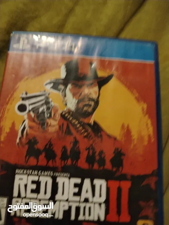 سيديات ps4 and ps5 للبيع سيدي red dead redemptiion 2 /blacl ops 6 world war war2