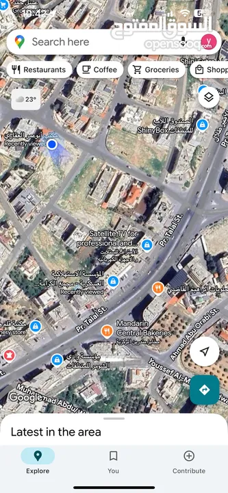 شقة مساحة 180م على ثلاث شوارع،مفروشة بالاثاث الفاخر للبيع