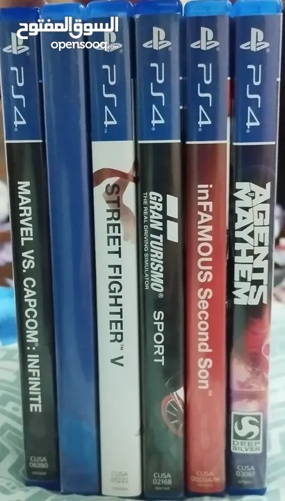 Playstation 4 ALL 6 GAMES 20 RIALS TOTAL