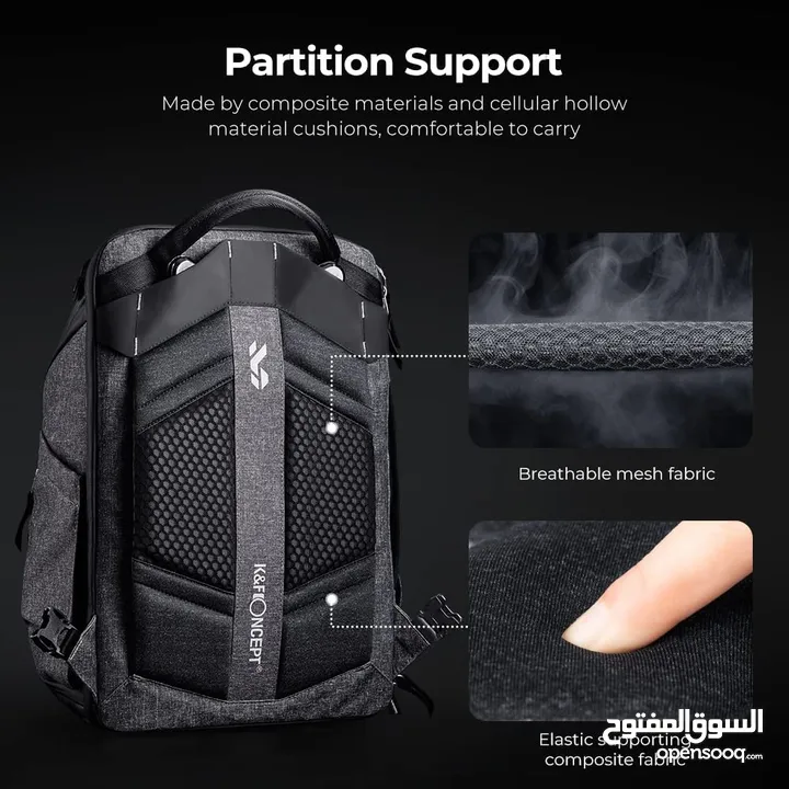 K&F Concept Alpha Backpack 25L حقيبة معدات تصوير