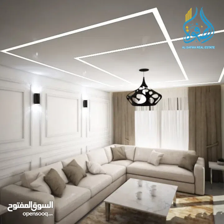 شقه ميزة سوبر ديلوكس قيد التجهيز غير مفروشه للايجار عين مصباح بالقرب من جامعة القدس المفتوحه الجديده