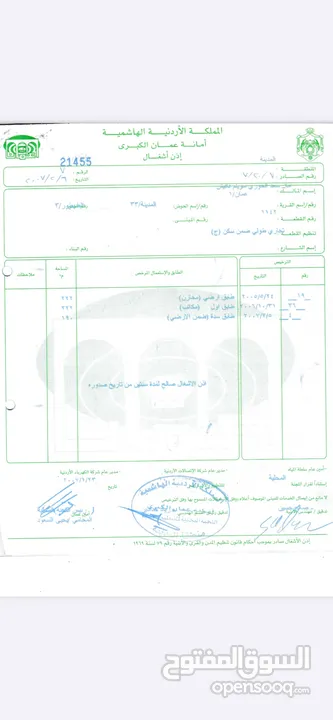 محمع تجاري بواقع 5 مخازن + سدة مكتاب للطابق الاول و222 مساحة الطابق الثاني