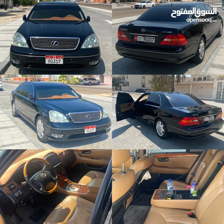 لكزس LS430 موديل 2003 بحالة الوكالة