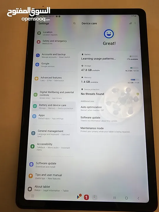 Samsung galaxy tab s6 lite - 64gb