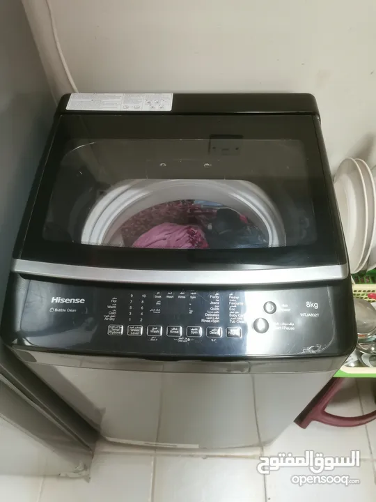 Hisense 8kg Top load fully Automatic