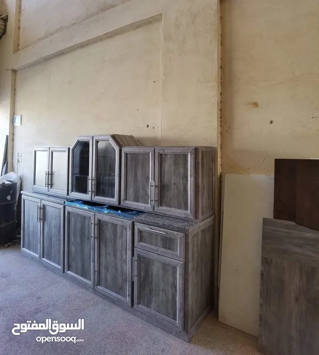 مطابخ المنيوم تفصيل شغل ممتاز كامل مكمل واصل راكب