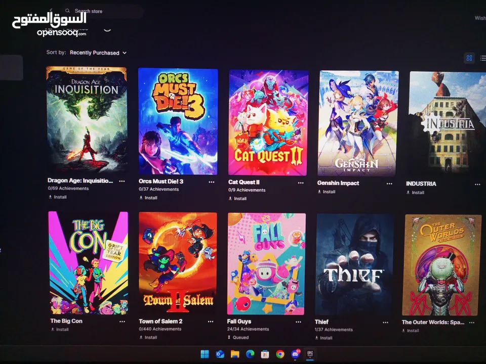 حساب ايبك قيمز من 2017 فيه العاب مش مجانيه (بفلوس) وكل الالعاب موجوده بالصور اقرء الوصف وشوف الصور