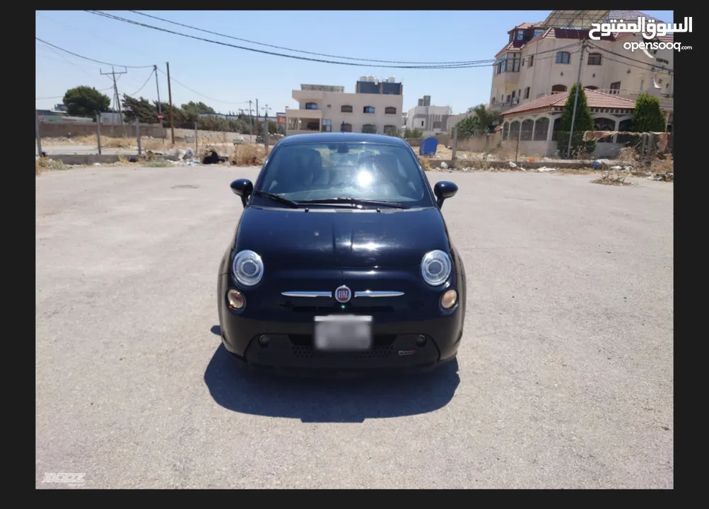 فيات 500e موديل 2017 لون اسود