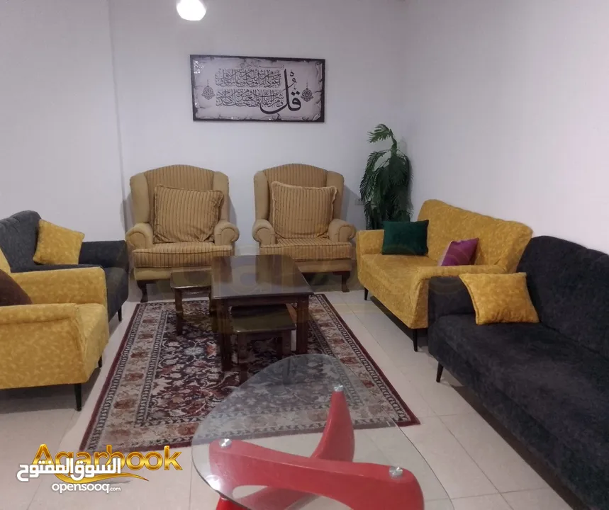 شقة مفروشة للايجار بمنطقة دوارالامين بين الماصيون وام الشرايط