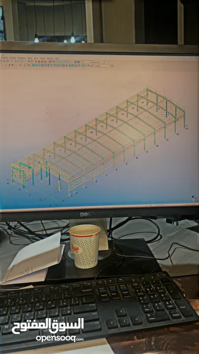 رسام 3D steel structure خبرة 5 سنوات  سرعة ودقة بلعمل