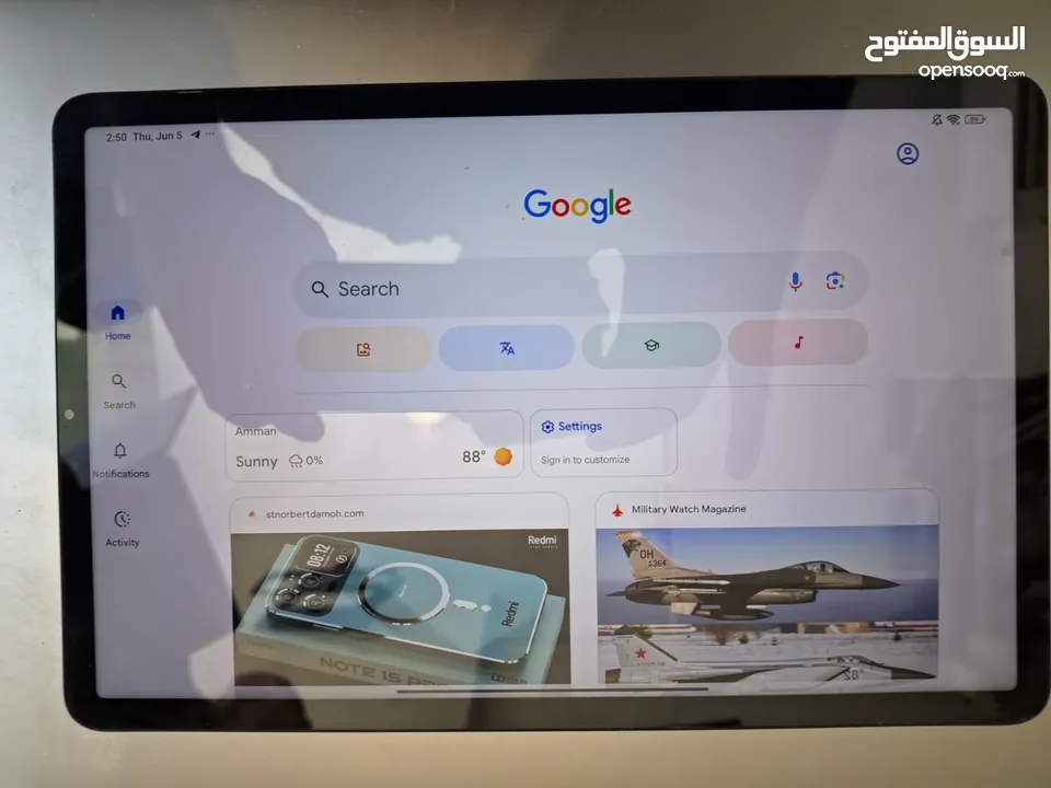 تابلت شاومي باد 5 بحاله ممتازه جدا  Xiaomi pad 5.