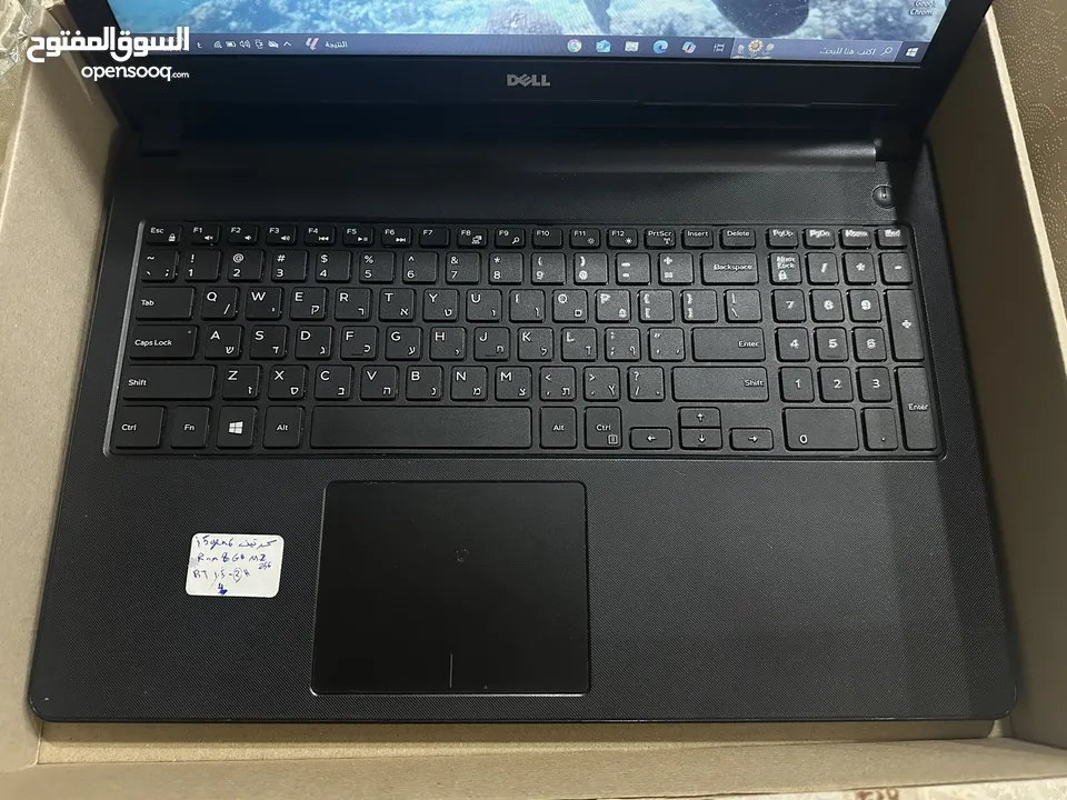 لابتوب dell كرتين شاشة بحالة ممتازه وسعرر حررق فل كيبورد