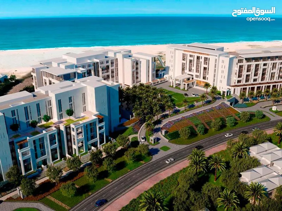 شقة مطلة على شاطئ القرم Apartment overlooking Qurum beach