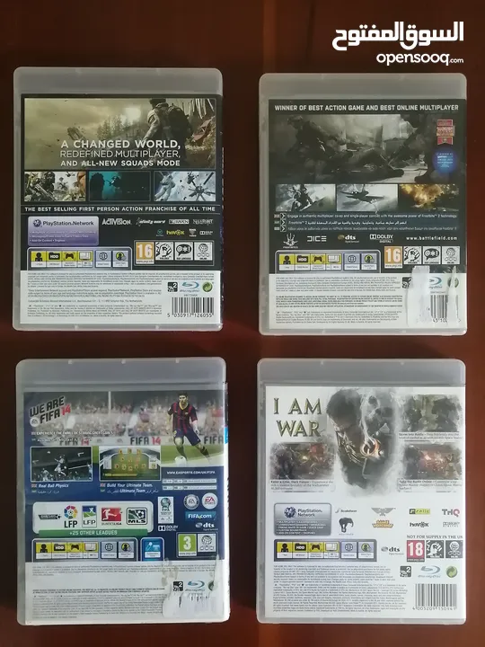 Used PS3 for sale with consoles and CD's