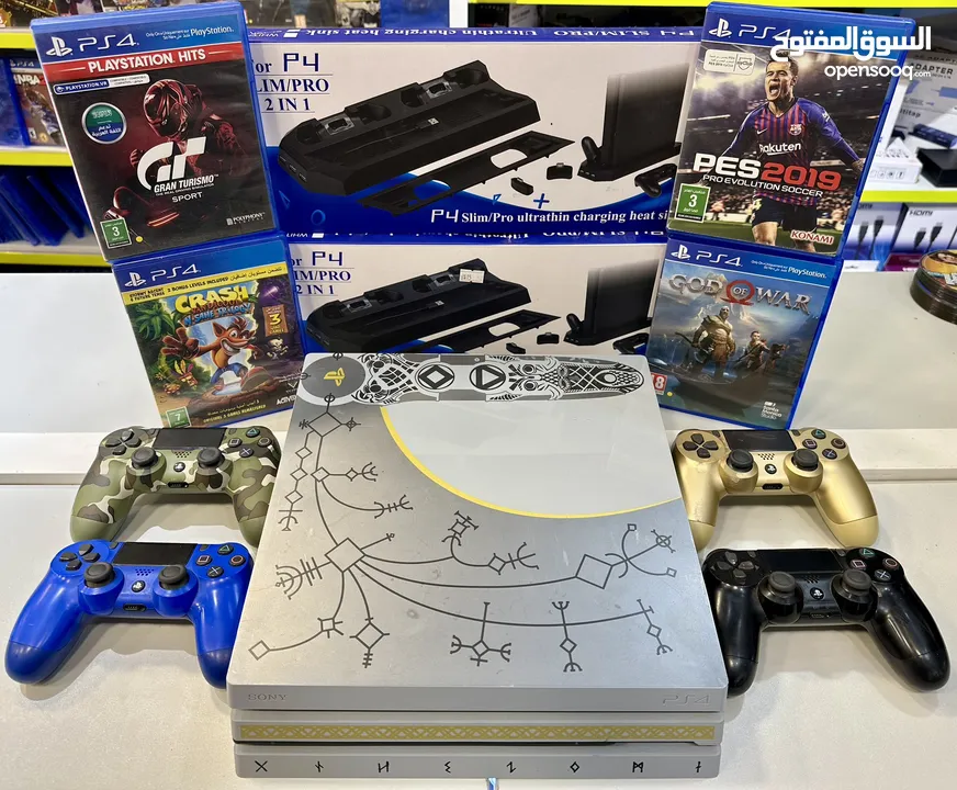 بلاي ستيشن 4 برو مع كفاله PS4 Pro بافضل الاسعار