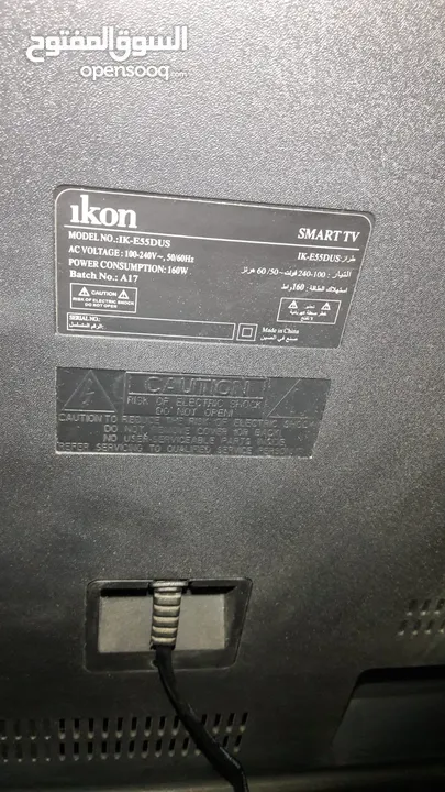 تلفزيون Ikon 55 inch 4 Ultra HD Smart TV