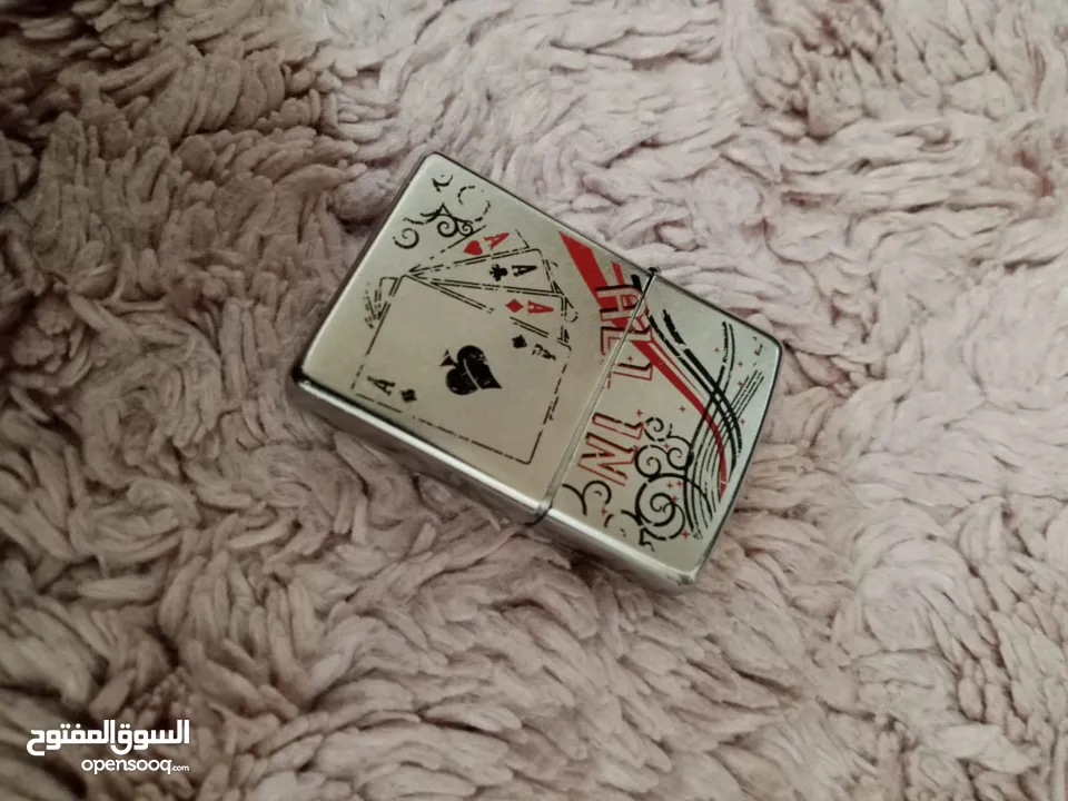 قداحة وولاعة Zippo lighter الأمريكية الأصلية مستعملة بحالة ممتازة