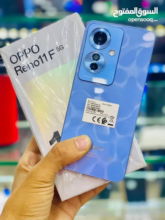 مستعمل ايام oppo Reno 11F 5G رام 16 جيجا 256 مكفول بالشركة متوفر توصيل أغراضة الأصلية