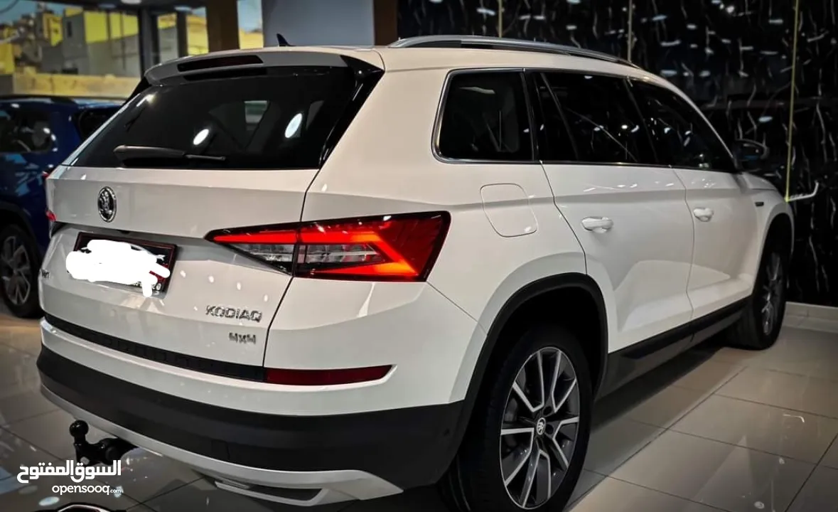 سكودا كودياك ترخيص 2019 مختم بالكامل فل الفل مع فتحة سقف بانوراما