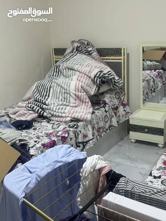 غرفه نوم اطفال شبابي عدد 2 سرير بالمراتب