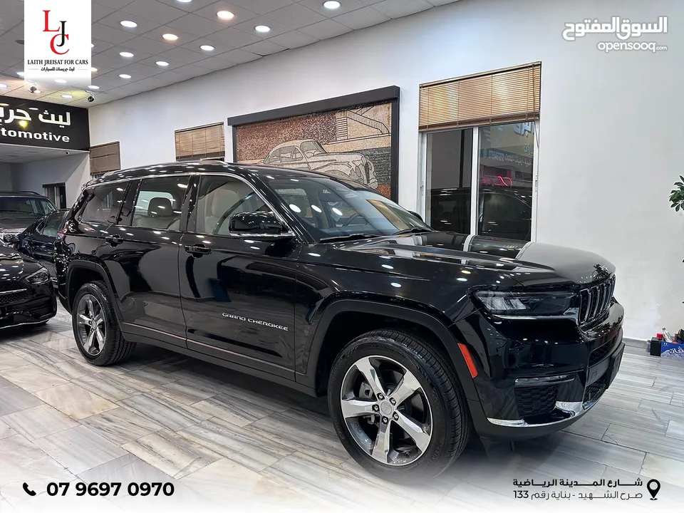 ‎جيب جراند شيروكي L ليميتد دفع رباعي V6 3.6L اعلى صنف 2022 ‏Jeep Grand Cherokee L Limited