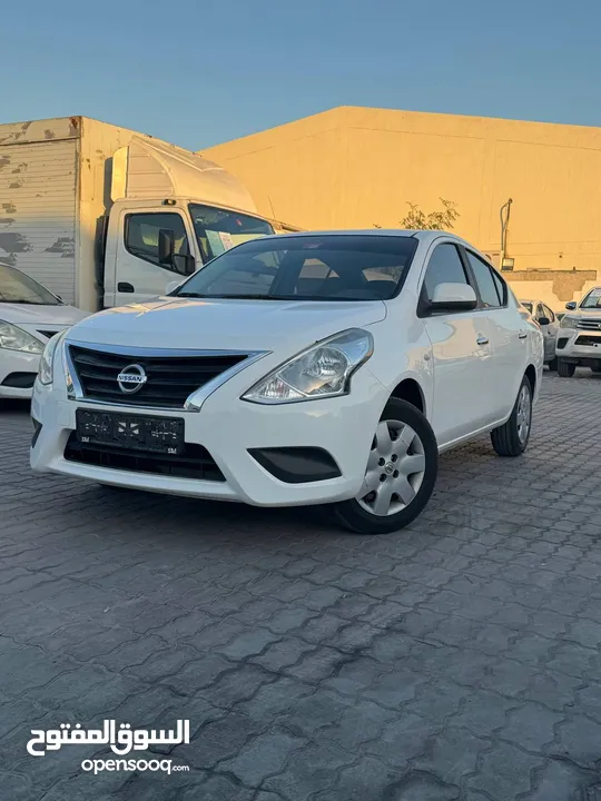 Nissan Sunny 2021 white color