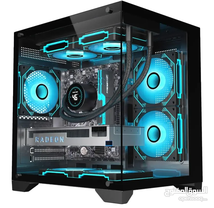 GAMING CASE 3 INFINITY FANS DOUBLE SIDE GLASS GAMING CASE 3 INFINITY FANS DOUBLE SIDE GLASS