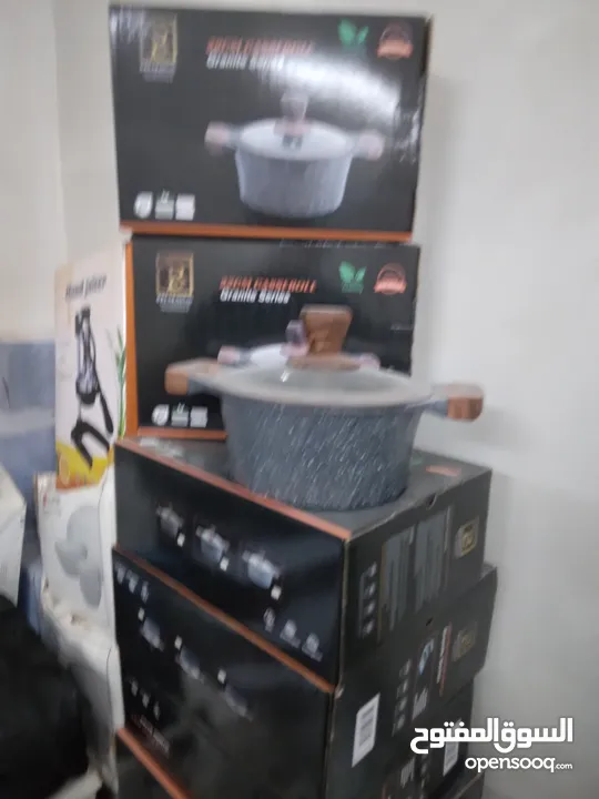 تصفية أدوات مطبخ طناجر صحون كاسات وغيرها