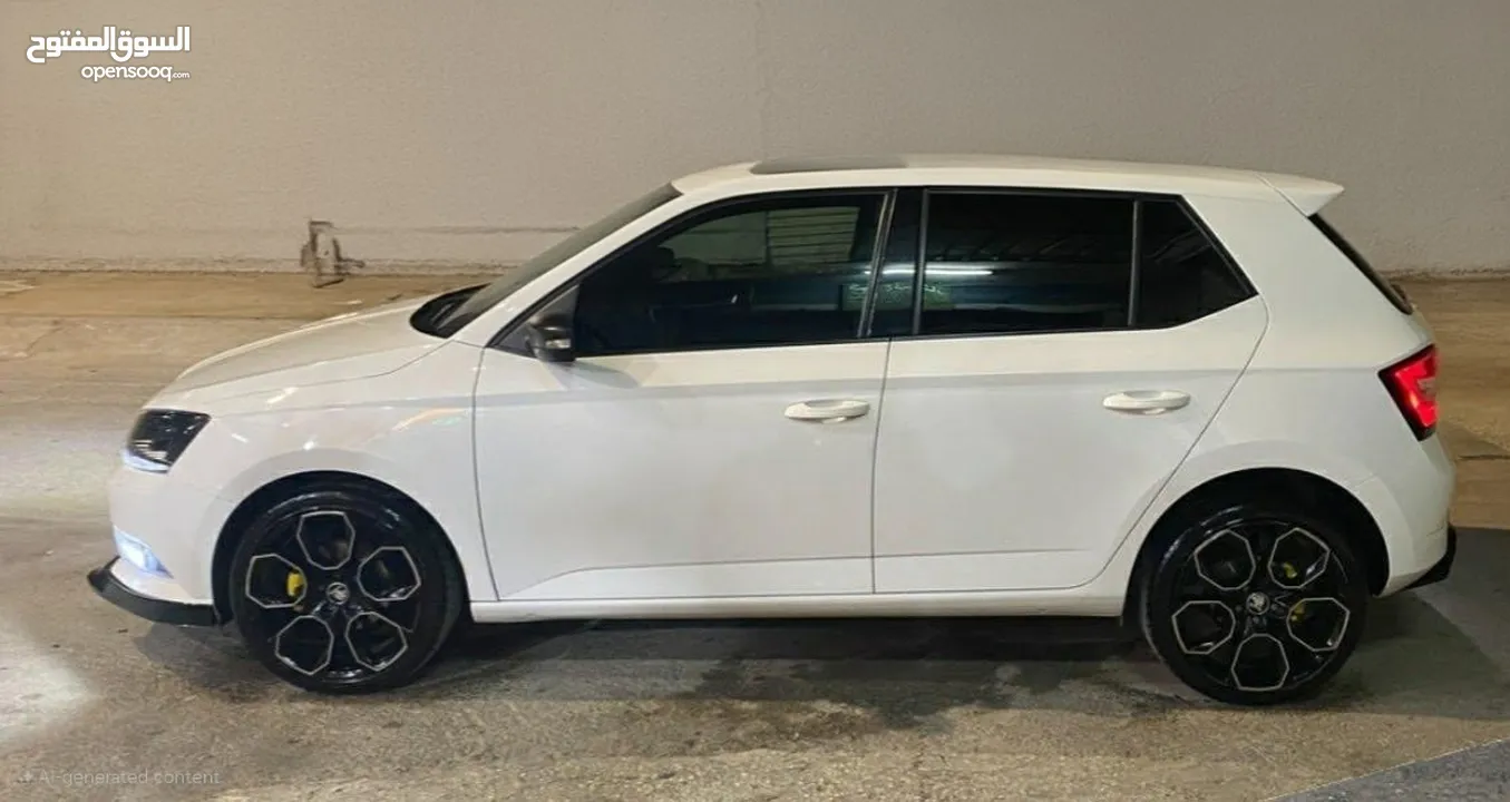 سكودا فابيا اوتومات بنزين ماتور 1200 تيربو ترخيص 2017