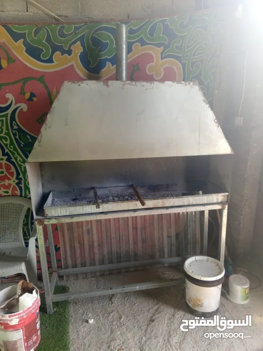 كشك مطعم مع معدات جاهز