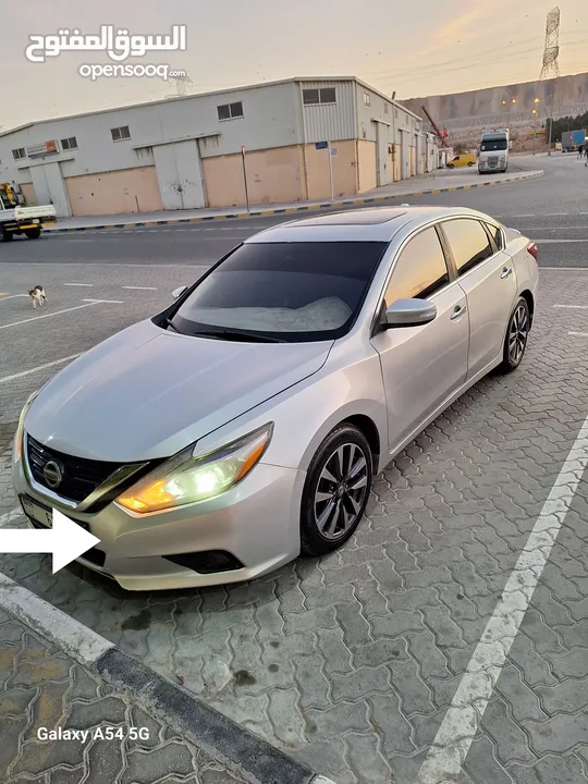 Nissan Altima 2016, imported from America, 159 km, needs parts  painted