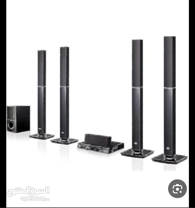 مسرح منزلي LG  W1000 استعمال خفيف جدا  معاه كل حاجه