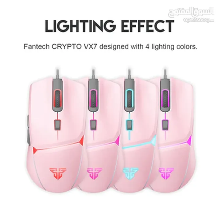 FANTECH CRYPTO VX7 SPACE EDITION MACRO GAMING MOUSE ماوس فانتيك