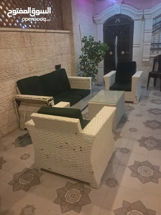 طقم راتان 5 مقاعد بسعر مغري