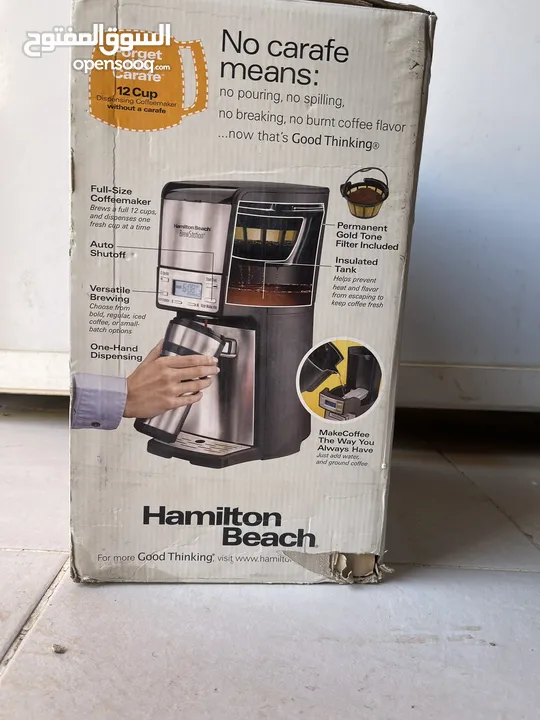 هاميلتون بيتش بروستيشن - صانع القهوة بتوزيع 12 كوب