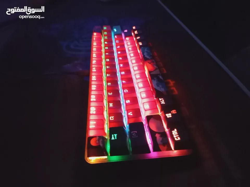 كيبورد ميكانيكي ريد سويتش بمادبا