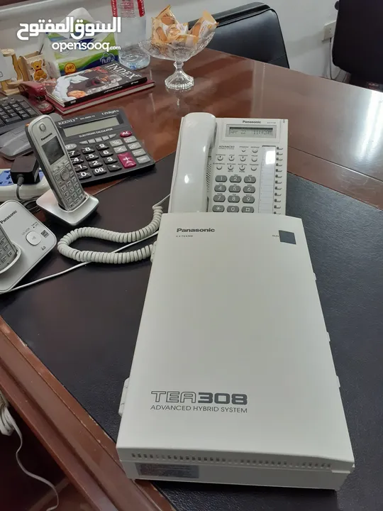 مقسم panasonic مع جهاز ماستر شامل البرمجة والتركيب