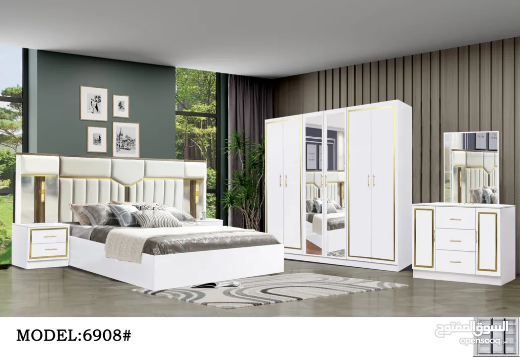 6 PIECE CHINA BEDROOM WITH 20.C MADICAL MATRESS