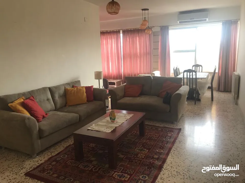 شقه مفروشه للايجار في جبل اللويبدة