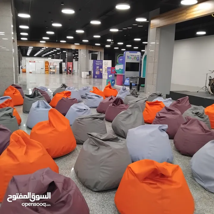 بفات beanbags لغرف النوم وكل البيت والحديقة  والمناسبات واللمات الحلوة وللمسابح والنوادي والمكاتب