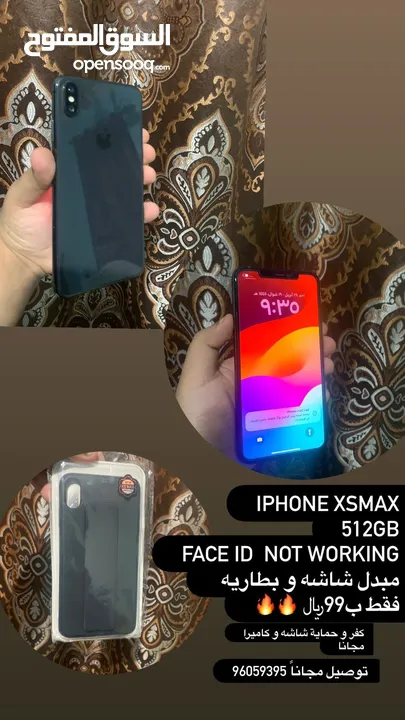 iphone xs max 512gb with 100% battery