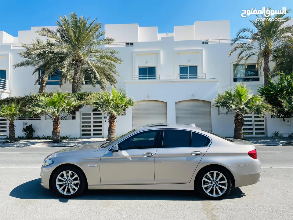 *BMW 528i*  *Bahrain Agency* Model -  *2014* Km - 157k km Engine - 2.0L   Color – Golden