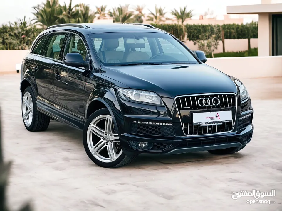 AED 1,940 PM  AUDI Q7 3.0 S-LINE  SUPERCHARGED  FULL OPTION  0% DOWNPAYMENT  GCC