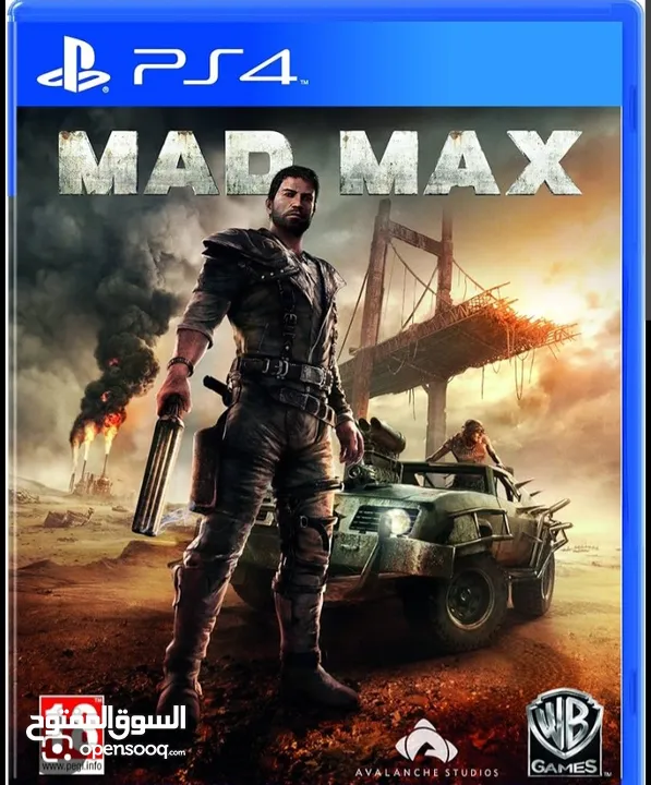 للبيع لعبة Mad Max (PS4) – بحالة ممتازة – لمحبي التشويق والإثاره والرعب والمغامره لعبة madmax – عمان