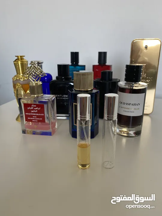 5ml and 10ml bottles of popular perfumes (decant)