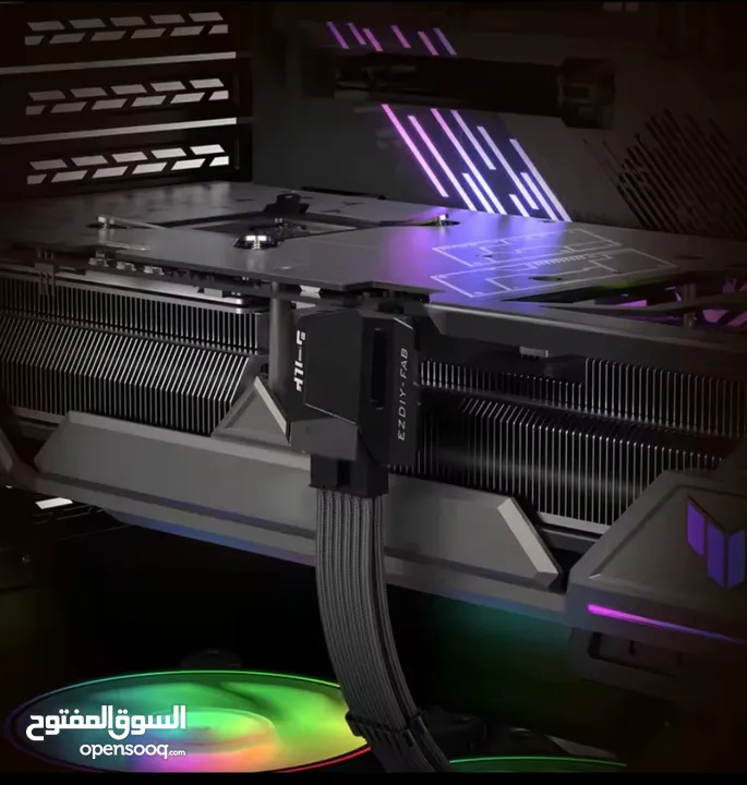 زاويه 12vhpwr اصلية لكروت تلشاشة