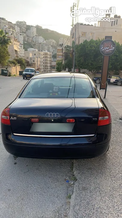 اودي A6 موديل 2001 لون كحلي مستعمله بيد بنت ،، معروضه للبيع