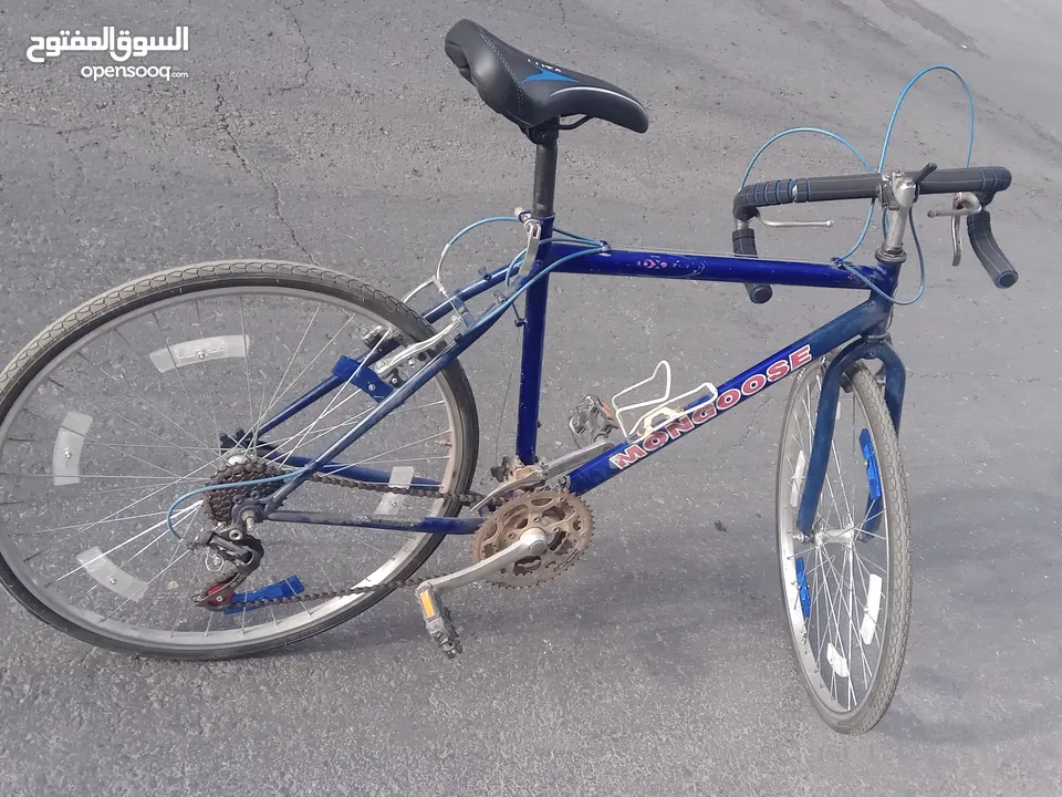 دراجة هوائية أمريكية  نوع mongoose bike  لدى محلات القواسمي لصيانة الدراجات الهوائية