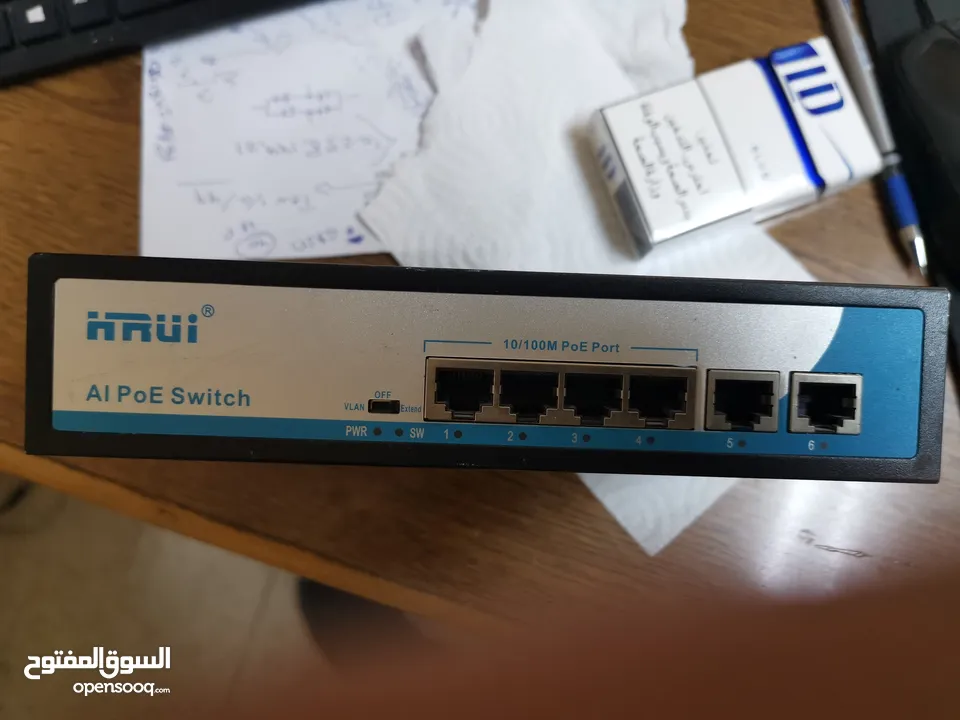 موزع switch  poe