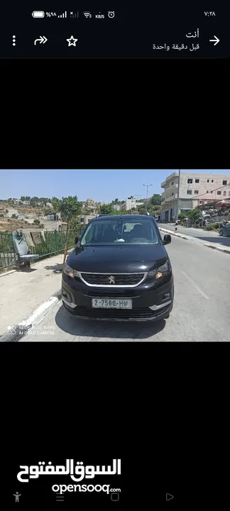 بيجو ريفتر لون اسود للبيع